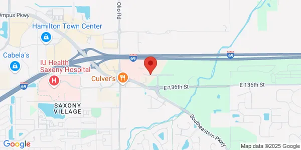 Map of 14300 E 138th St Bldg B, Ste C Fishers, IN 46037