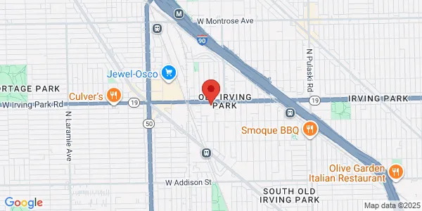 Map of 4445 Irving Park Rd Suite 320 Chicago, IL 60641