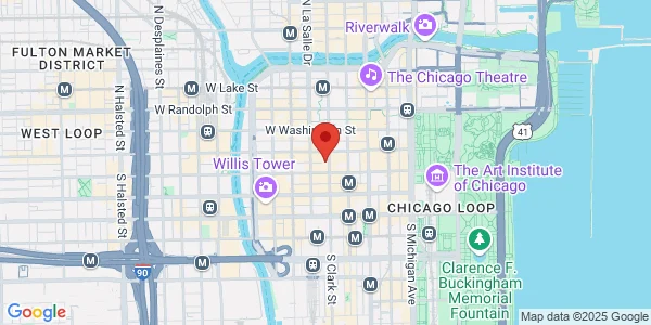 Map of 20 S Clark St Chicago, IL 60603