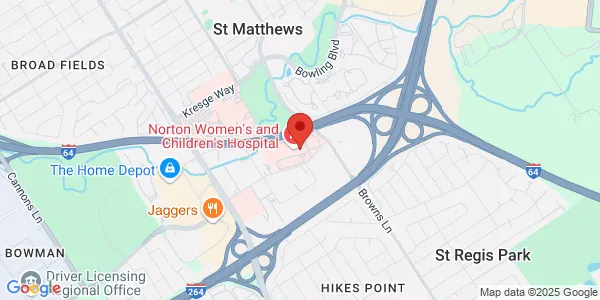Map of 4123 Dutchmans Ln Ste 606 Louisville, KY 40207