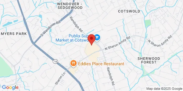 Map of 114 S Sharon Amity Rd Charlotte, NC 28211