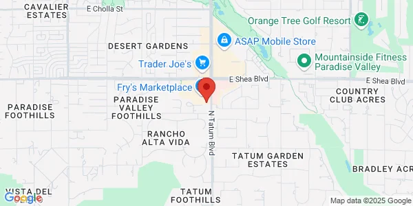 Map of 10214 N Tatum Blvd Ste B300 Phoenix, AZ 85028