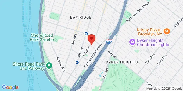 Map of 8721 5th Ave Fl 3 Brooklyn, NY 11209