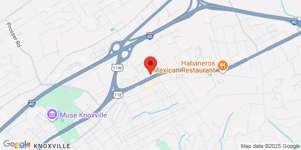 Map of 4221 Asheville Hwy Knoxville, TN 37914