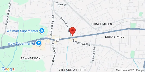 Map of 1860 W Franklin Blvd Gastonia, NC 28052