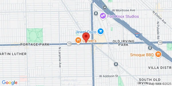 Map of 4848 W Irving Park Rd Chicago, IL 60641