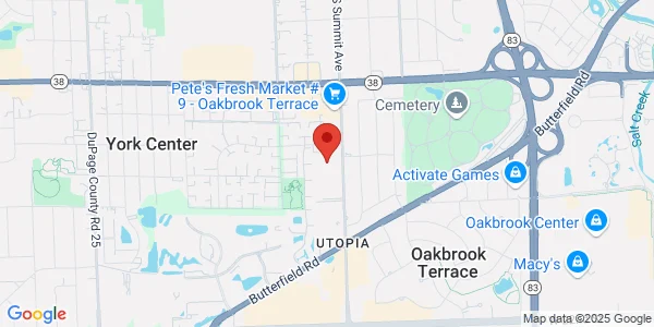 Map of 1S260 Summit Ave Oakbrook Terrace, IL 60181