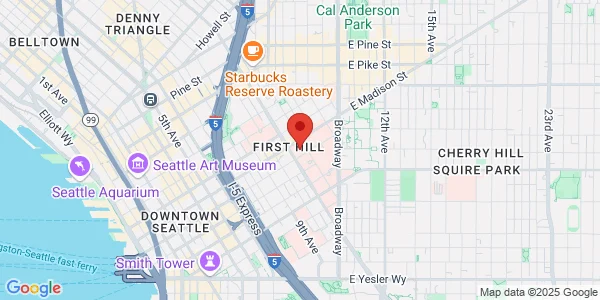 Map of 1101 Madison St Ste 580 part of Pediatrix Medical Group Seattle, WA 98104