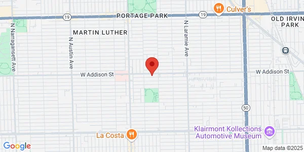 Map of 5425 W Addison Chicago, IL 60641