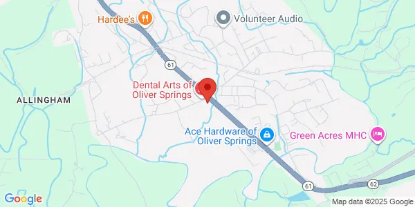 Map of 103 Bennett Rd Oliver Springs, TN 37840