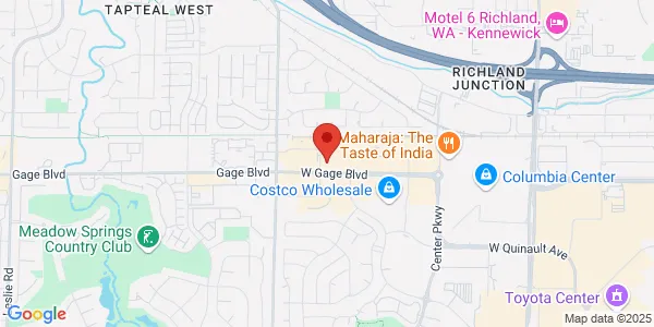 Map of 7511 W Arrowhead Ave Ste G Kennewick, WA 99336