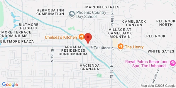 Map of 4040 E Camelback Rd Ste 250 Phoenix, AZ 85018