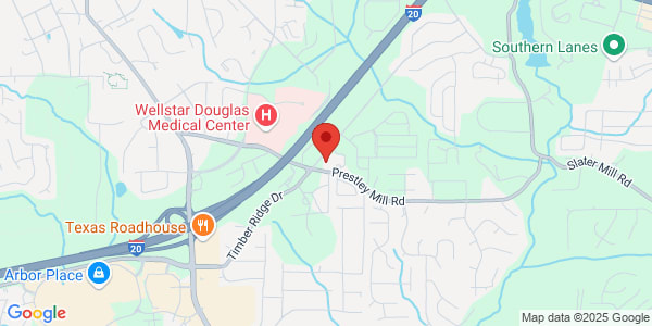 Map of 4586 Timber Ridge Dr Douglasville, GA 30135