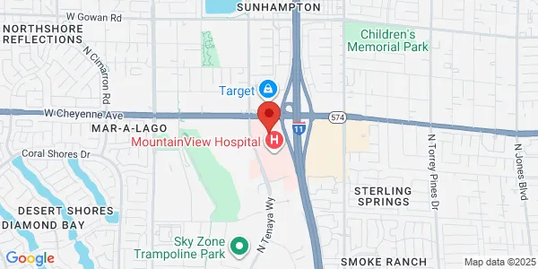 Map of 3150 N Tenaya Way Ste 160 Las Vegas, NV 89128