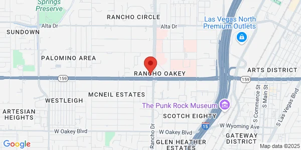 Map of 2300 W Charleston Blvd Las Vegas, NV 89106
