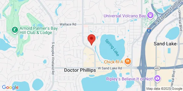 Map of 7243 Della Dr Orlando, FL 32819