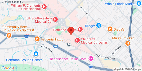 Map of 5303 Harry Hines Blvd Fl 7 Dallas, TX 75390
