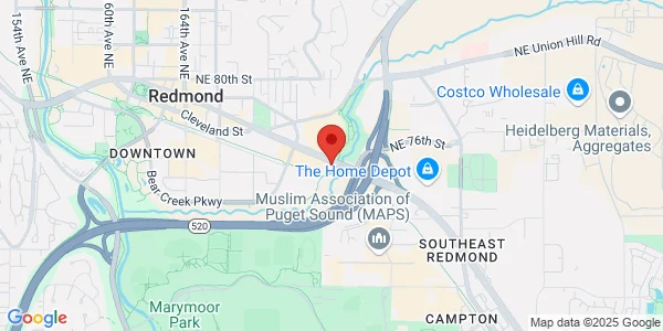 Map of 17209 Redmond Way Redmond, WA 98052