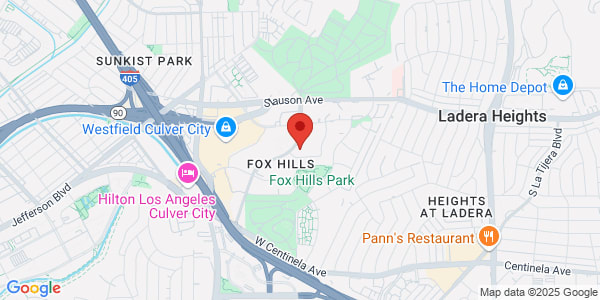 Map of 6076 Bristol Pkwy Ste 108 Culver City, CA 90230