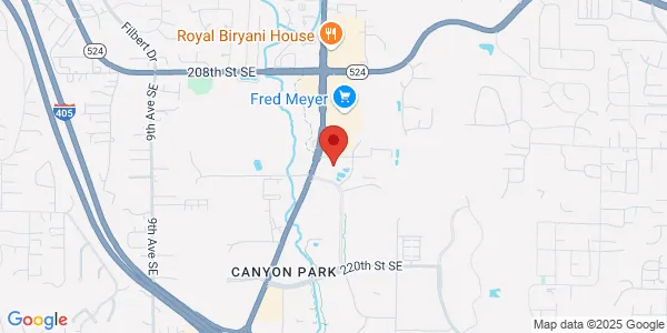 Map of 1909 214th St SE Ste 300 Bothell, WA 98021