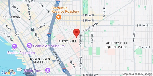 Map of 1229 Madison St Ste 810 Seattle, WA 98104