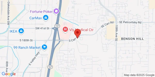 Map of 601 S Carr Rd Renton, WA 98055