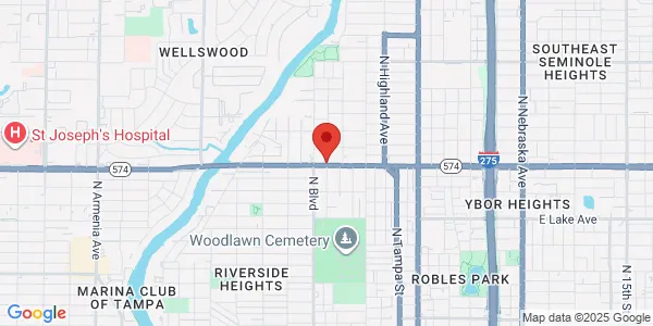 Map of 613 W Martin Luther King Blvd Tampa, FL 33603