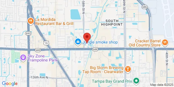 Map of 13575 58th St N Ste 108 Clearwater, FL 33760