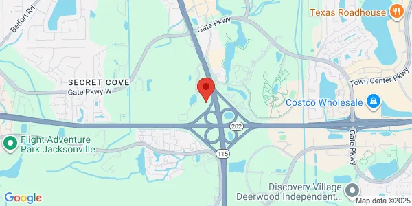 Map of 8825 Perimeter Park Blvd Ste 301 Jacksonville, FL 32216