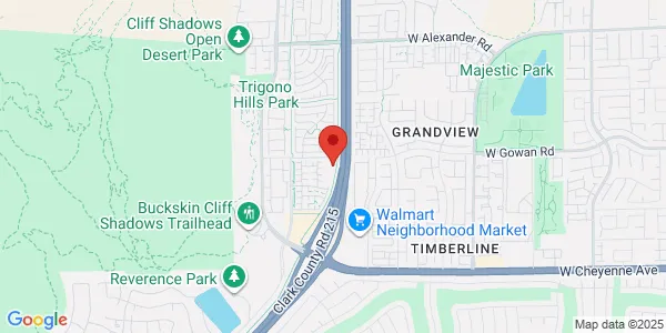 Map of 10501 W Gowan Rd Ste 210 Las Vegas, NV 89129