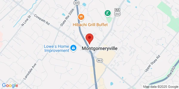 Map of 713 Bethlehem Pike Montgomeryville, PA 18936