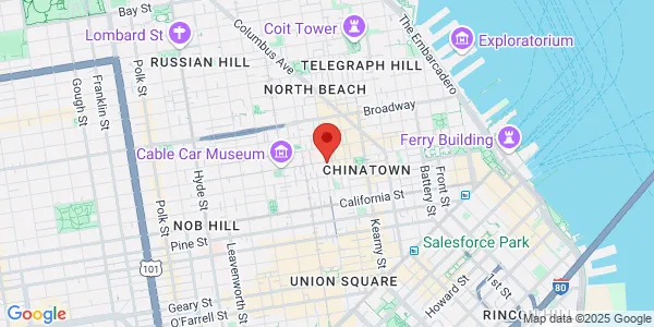 Map of 950 Stockton St Ste 201 San Francisco, CA 94108
