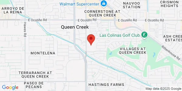 Map of 22711 S Ellsworth Rd Ste G106 Mesa, AZ 85142