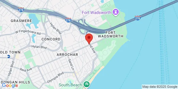 Map of 174 Lily Pond Ave Fl 2 Staten Island, NY 10305