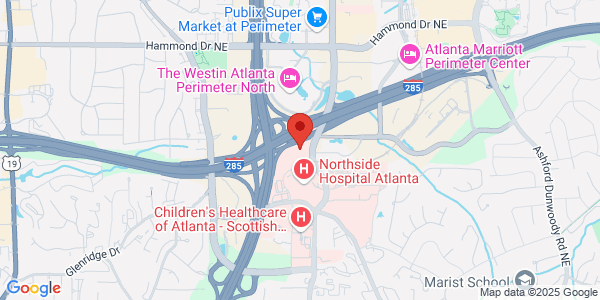 Map of 5780 Peachtree Dunwoody Rd Ste 200 Atlanta, GA 30342