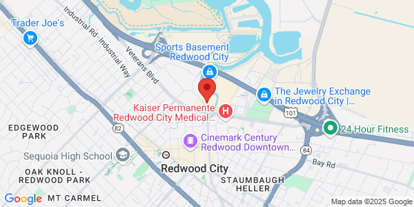 Map of 369 Main St Ste 100 Redwood City, CA 94063