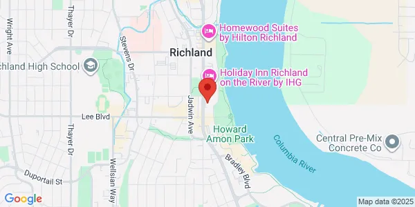 Map of 750 George Washington Way Ste 5 Optimal Health Medical Center Richland, WA 99352