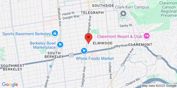 Map of 2855 Telegraph Ave Ste 100 Berkeley, CA 94705