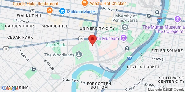 Map of 3900 Woodland Ave Philadelphia, PA 19104