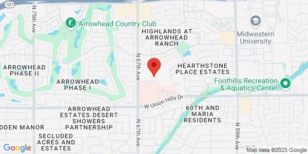 Map of 6524 W Sack Dr Glendale, AZ 85308