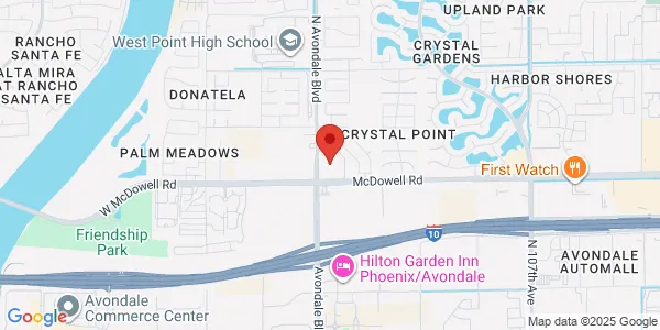 Map of 1665 N Avondale Blvd Avondale, AZ 85392
