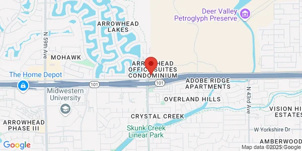 Map of 20325 N 51st Ave Ste 116 Glendale, AZ 85308