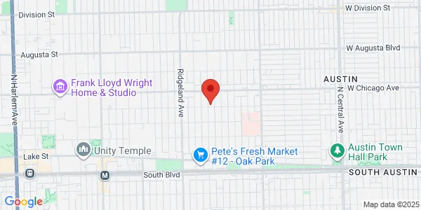 Map of 6831 W N Oak Park, IL 60302