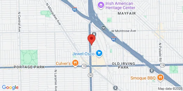 Map of 4211 N Cicero Ave Chicago, IL 60641