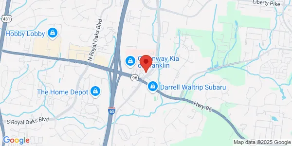 Map of 155 Covey Dr Ste 100 Franklin, TN 37067