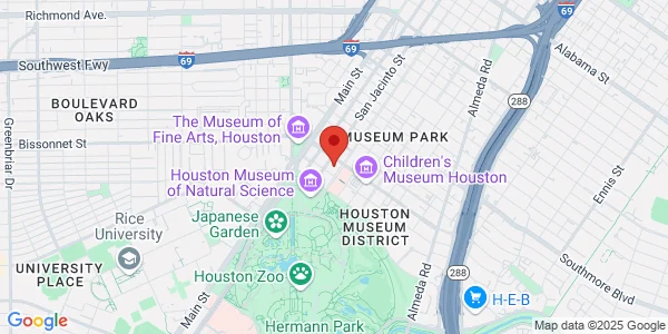 Map of 1200 Binz St Ste 330 Houston, TX 77004