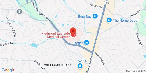 Map of 1700 Medical Way Snellville, GA 30078