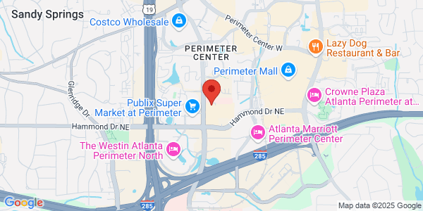 Map of 1140 Hammond Dr Bldg K, Ste 350 Atlanta, GA 30328