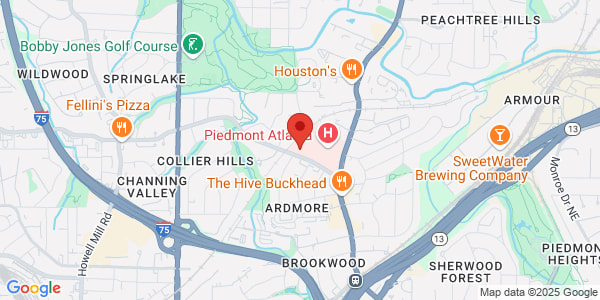 Map of 275 Collier Rd Ste 100-A Atlanta, GA 30309