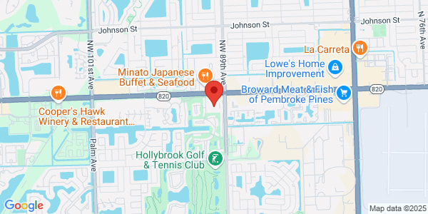 Map of 9050 Pines Blvd Ste 170 Pembroke Pines, FL 33024